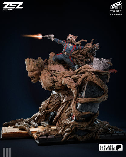 Groot & Rocket