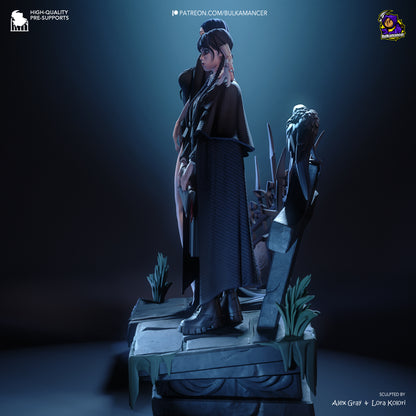 Morticia & Wednesday